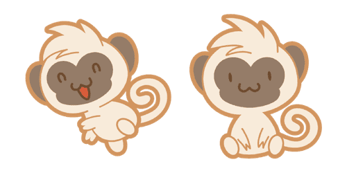 Cute Monkeycustom cursor pack