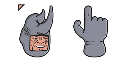Me and the Boys Rhinocustom cursor pack