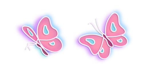Neon Butterflycustom cursor pack