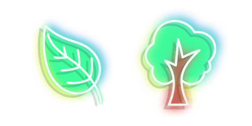 Neon Tree and Leafcustom cursor pack