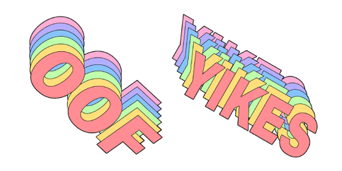 Oof Yikescustom cursor pack