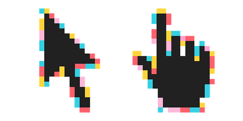Sea Vacation Pixel custom cursor pack