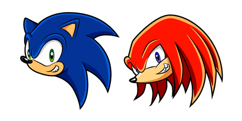 Sonic and Knucklescustom cursor pack