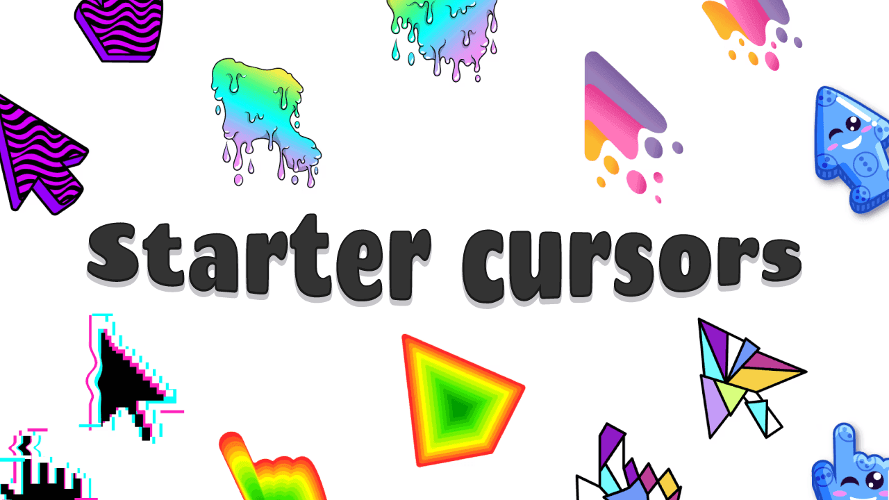 Starter cursors
