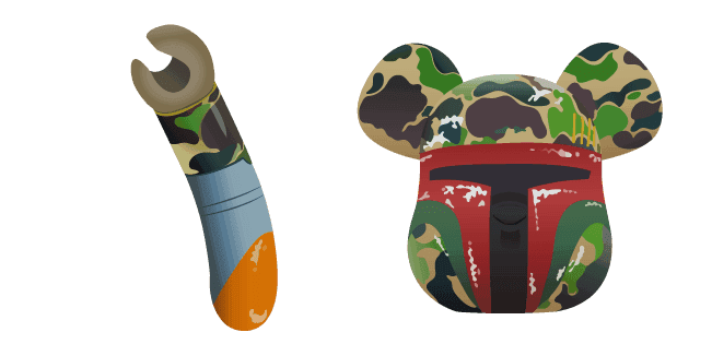 Bape and Medicom Boba Fettcustom cursor pack