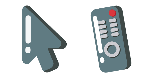 Minimal TV Remotecustom cursor pack