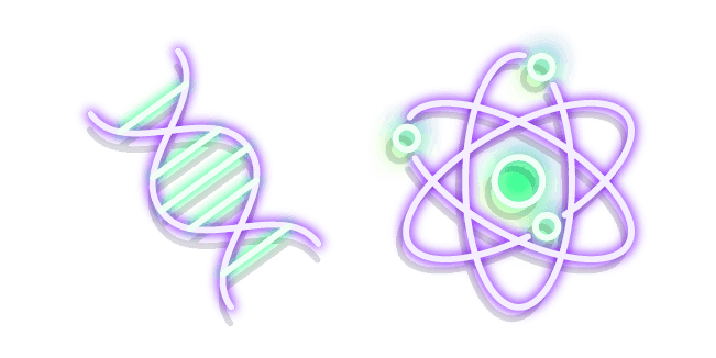 Neon Atom and DNAcustom cursor pack