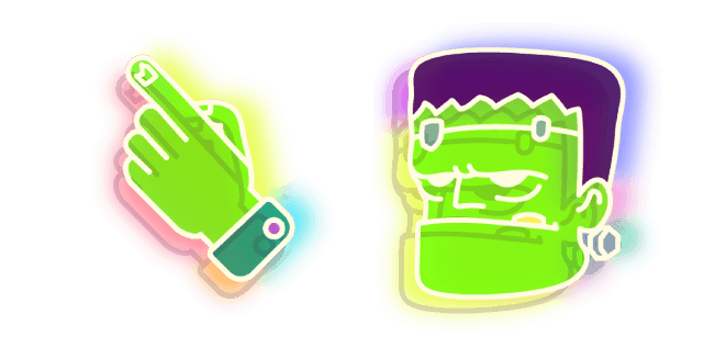 Neon Frankensteincustom cursor pack