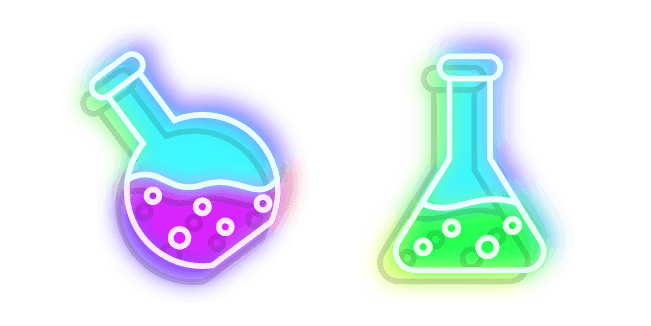 Neon Laboratory Flaskcustom cursor pack