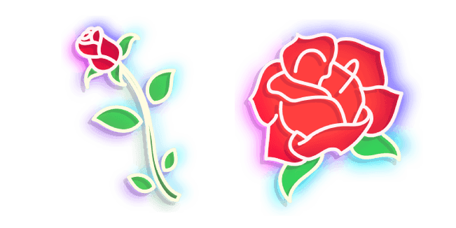 Neon Rosecustom cursor pack