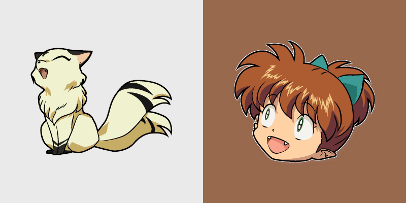Cute Cursor Pack - InuYasha Shippo and Kirara