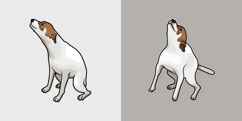 Brazil Dog Dance Cute Cursor Pack