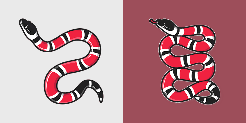 Kingsnake Cute Custom Cursor