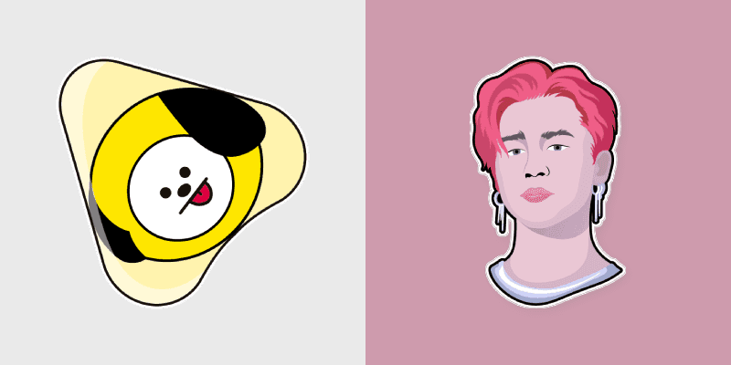 Cute Jimin Cursor Pack