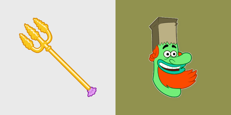 Custom Cursor Pack - SpongeBob Movie King Neptune