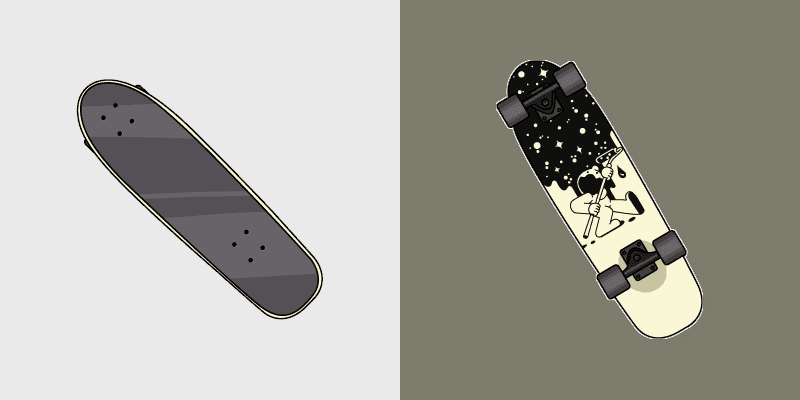 Cruiser Board Cursor Pack