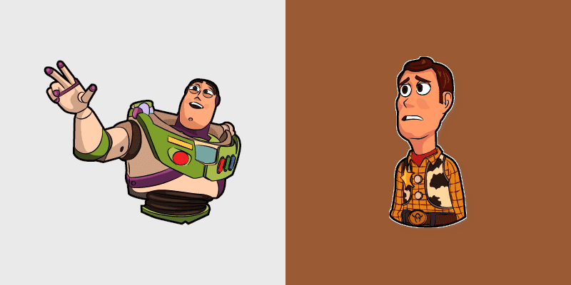 Cute Cursor Pack - Toy Story Collection