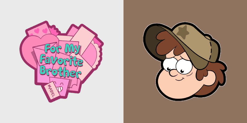 Custom Cursor Pack - Gravity Falls Dipper & Valentine