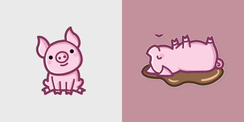 Cute Pig Cursor Pack