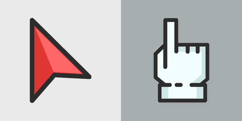 Radiant Red Cursor Pack