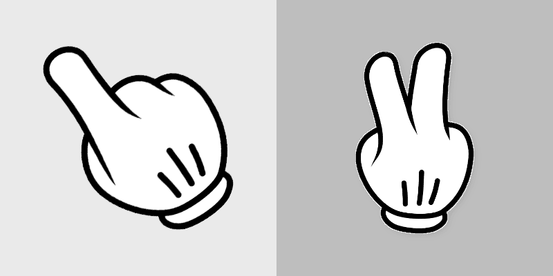 Disney-Inspired Cute Mouse Cursor Pack