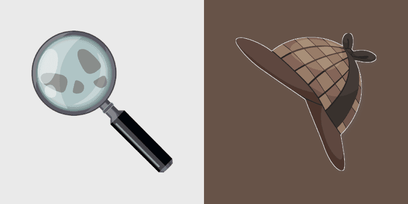 Detective Cute Mouse Cursor Pack