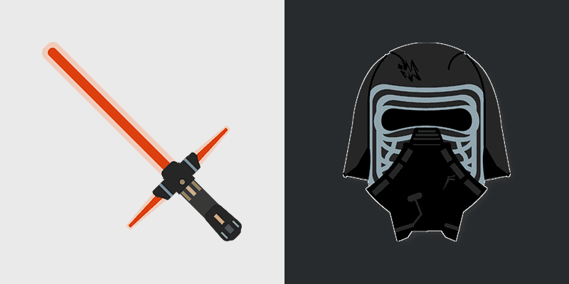 Star Wars Kylo Ren & Red Lightsaber Custom Cursor Pack