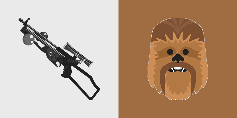 Cute Cursor - Chewbacca and Bowcaster