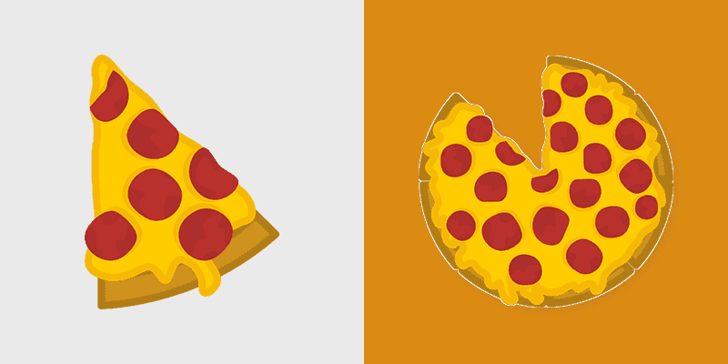 Cute Cursor Pack - Pepperoni Pizza