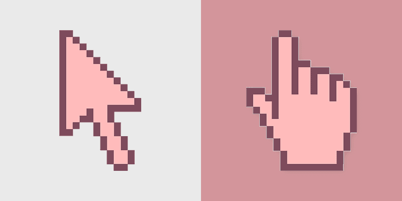 Cute Cursor Pack - Baby Pink Delight