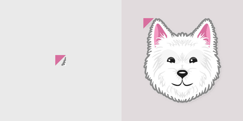 Cute Westie Cursor Pack