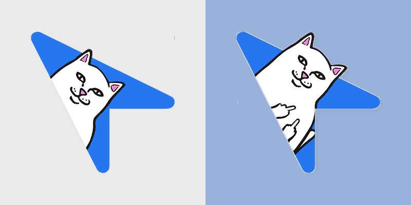 Nermal Blue Cursor Pack for Windows