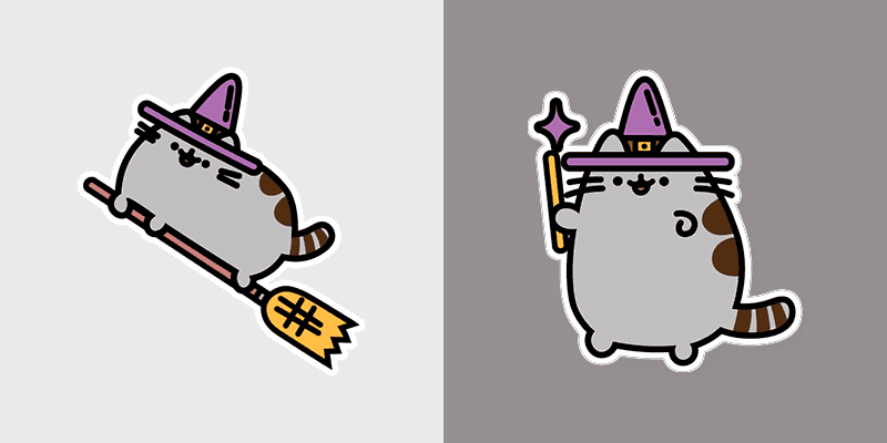 Cute Cursor Witch Pusheen Pack