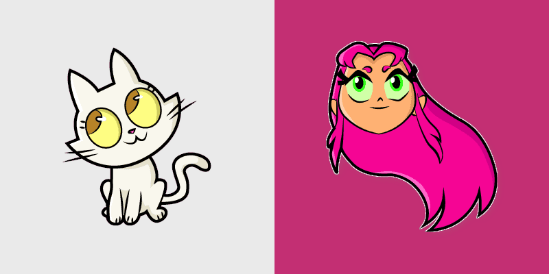 Starfire Teen Titans Cursor Pack