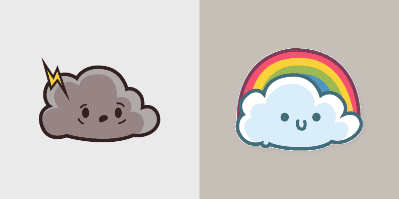 Adorable Cute Cloud Custom Cursor Pack