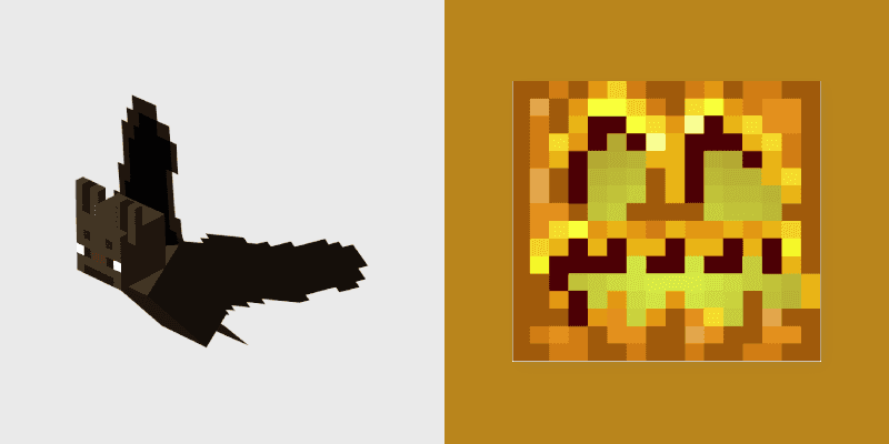 Cute Cursor Bat & Pumpkin Pack