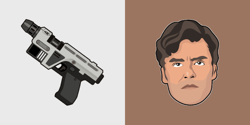 Cute Cursor - Star Wars Poe Dameron Blaster Pistol