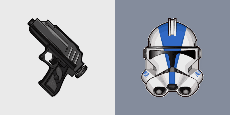 Star Wars Cute Cursor Pack - Clone Trooper DC-17