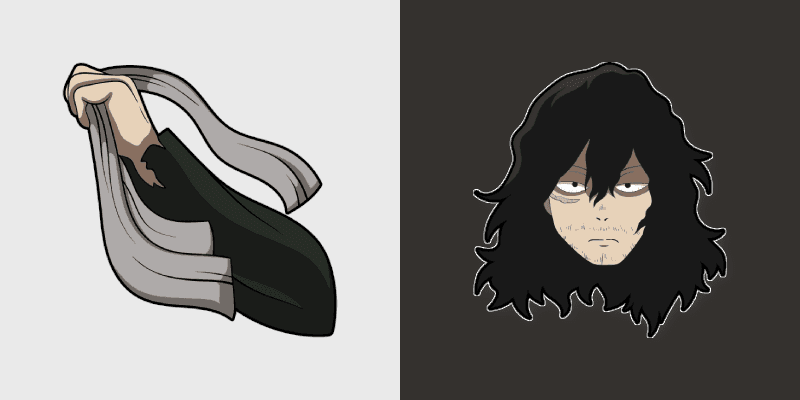 Cute Cursor Pack - My Hero Academia Shota Aizawa