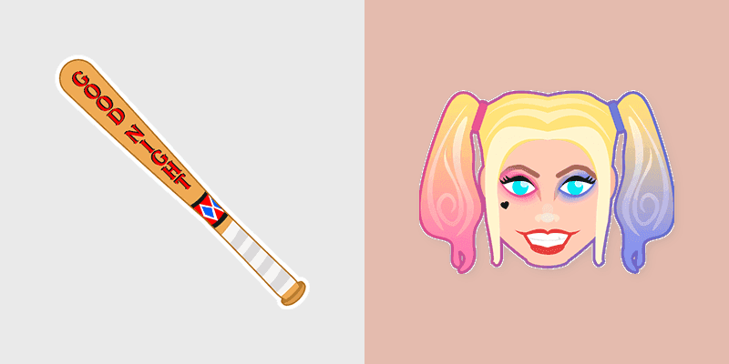 Cute Cursor Pack - Harley Quinn