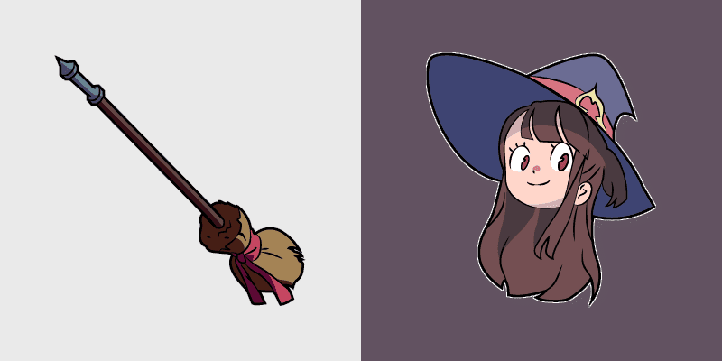 Little Witch Academia Akko Cute Mouse Cursor Pack