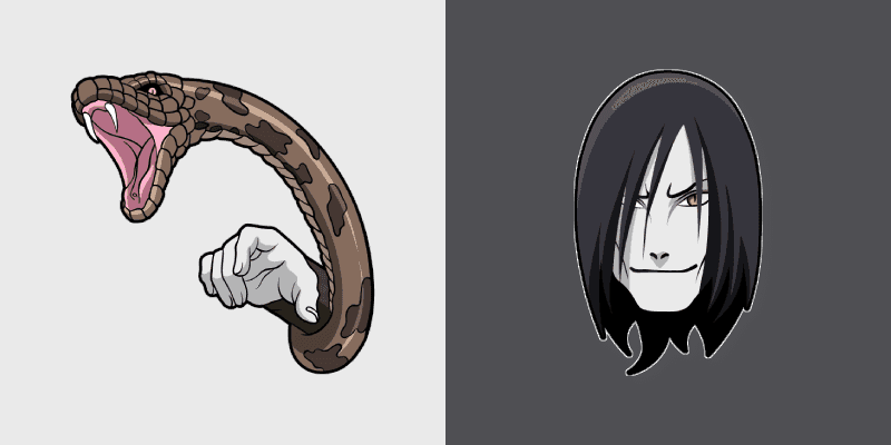 Naruto Orochimaru Cute Cursor Pack