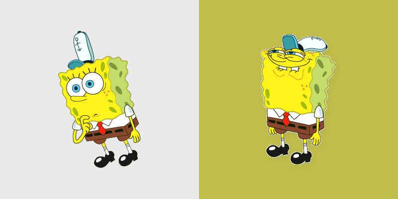 Custom Cute SpongeBob Cursor Pack