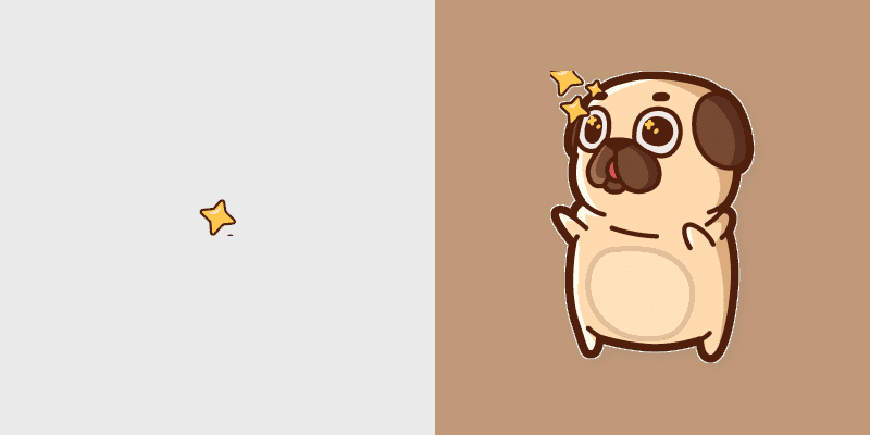 Cute Pug Mouse Cursor Pack