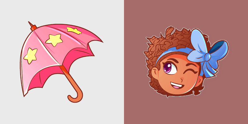 Custom Cursor Pack - Bow Kid from A Hat in Time