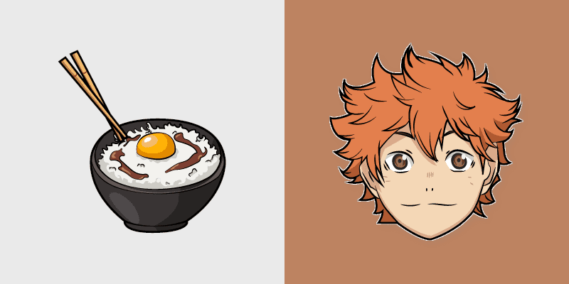 Cute Cursor Pack - Shoyo Hinata Volleyball Delight