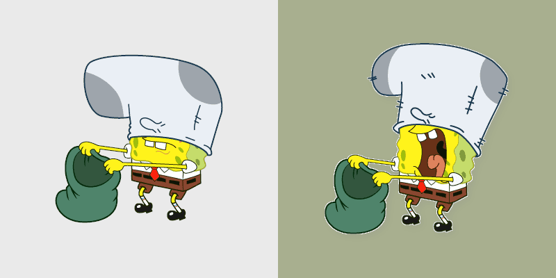 SpongeBob Cute Custom Mouse Cursor Pack