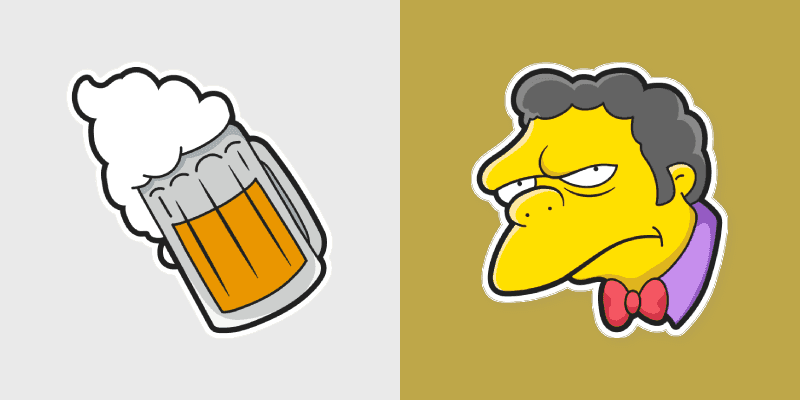 Cute Cursor Moe Szyslak - Custom Mouse for Windows
