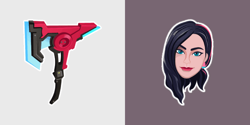 Custom Cursor - Fortnite Rox Skin Harmonic Axe