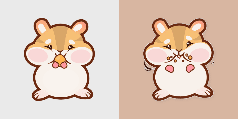Cute Hamster Cursor Pack
